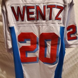 NWT Carson Wentz Headgear Classics Throwback Highschool Jersey Size S NFL